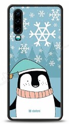 Dafoni Art Huawei P30 Cold Penguin Kılıf - Dafoni