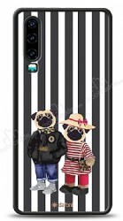 Dafoni Art Huawei P30 Cool Pugs Kılıf - Dafoni