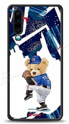 Dafoni Art Huawei P30 Hand Soccer Teddy Bear Kılıf - Dafoni