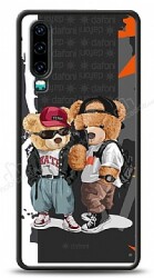 Dafoni Art Huawei P30 Icon Couple Teddy Kılıf - Dafoni