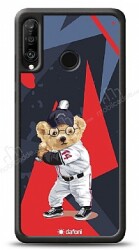 Dafoni Art Huawei P30 Lite Baseball Bear Kılıf - Dafoni