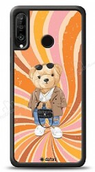 Dafoni Art Huawei P30 Lite Bear Effect Kılıf - Dafoni