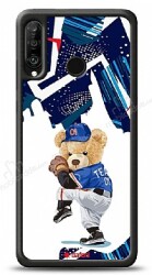 Dafoni Art Huawei P30 Lite Hand Soccer Teddy Bear Kılıf - Dafoni