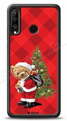 Dafoni Art Huawei P30 Lite Santa Bear Kılıf - Dafoni