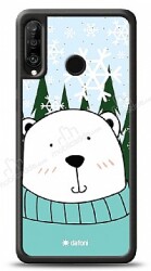 Dafoni Art Huawei P30 Lite Snow Bear Kılıf - Dafoni
