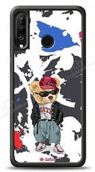 Dafoni Art Huawei P30 Lite Sporty Teddy Bear Kılıf - Dafoni