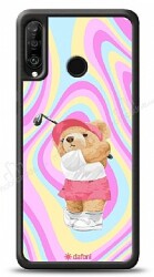 Dafoni Art Huawei P30 Lite Tennis Girl Bear Kılıf - Dafoni