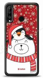 Dafoni Art Huawei P30 Lite Winter Friends Kılıf - Dafoni