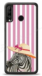 Dafoni Art Huawei P30 Lite Zebra Fashion Kılıf - Dafoni