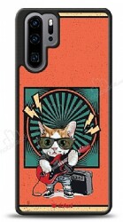 Dafoni Art Huawei P30 Pro Guitarist Cat Kılıf - Dafoni