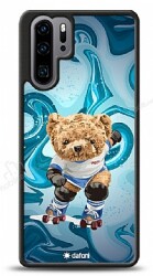 Dafoni Art Huawei P30 Pro Skating Teddy Bear Kılıf - Dafoni