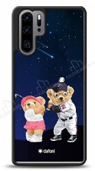 Dafoni Art Huawei P30 Pro Sporty Couple Teddy Kılıf - Dafoni