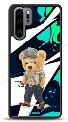 Dafoni Art Huawei P30 Pro Thoughtful Teddy Bear Kılıf - Dafoni