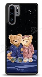 Dafoni Art Huawei P30 Pro Under The Stars Teddy Bears Kılıf - Dafoni