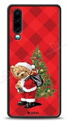 Dafoni Art Huawei P30 Santa Bear Kılıf - Dafoni