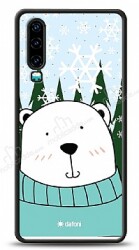 Dafoni Art Huawei P30 Snow Bear Kılıf - Dafoni