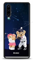 Dafoni Art Huawei P30 Sporty Couple Teddy Kılıf - Dafoni