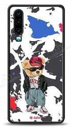 Dafoni Art Huawei P30 Sporty Teddy Bear Kılıf - Dafoni
