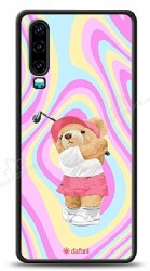 Dafoni Art Huawei P30 Tennis Girl Bear Kılıf - Dafoni