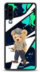 Dafoni Art Huawei P30 Thoughtful Teddy Bear Kılıf - Dafoni