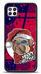 Dafoni Art Huawei P40 Lite Christmas Pug Kılıf - Dafoni
