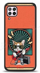 Dafoni Art Huawei P40 Lite Guitarist Cat Kılıf - Dafoni