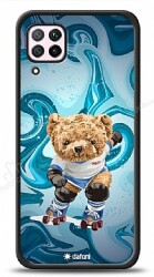 Dafoni Art Huawei P40 Lite Skating Teddy Bear Kılıf - Dafoni