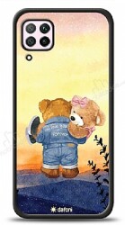 Dafoni Art Huawei P40 Lite Sunset Teddy Bears Kılıf - Dafoni