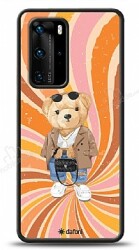 Dafoni Art Huawei P40 Pro Bear Effect Kılıf - Dafoni