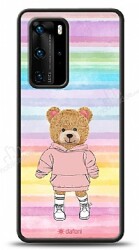 Dafoni Art Huawei P40 Pro Chic Teddy Bear Kılıf - Dafoni