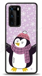 Dafoni Art Huawei P40 Pro Penguin Kılıf - Dafoni