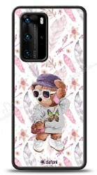 Dafoni Art Huawei P40 Pro Pretty Teddy Kılıf - Dafoni
