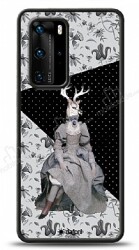 Dafoni Art Huawei P40 Pro Prom Deer Kılıf - Dafoni