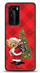 Dafoni Art Huawei P40 Santa Bear Kılıf - Dafoni