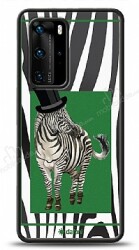 Dafoni Art Huawei P40 Zebra Pattern Kılıf - Dafoni