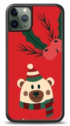 Dafoni Art iPhone 11 Pro Max Christmas Bear Kılıf - 1
