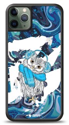 Dafoni Art iPhone 11 Pro Max Winter Owl Kılıf - 1
