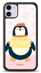 Dafoni Art iPhone 11 Smiling Penguin Kılıf - 1