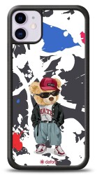 Dafoni Art iPhone 11 Sporty Teddy Bear Kılıf - Dafoni