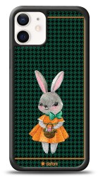 Dafoni Art iPhone 12 Mini 5.4 inç Lady Rabbit Kılıf - 1