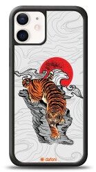 Dafoni Art iPhone 12 Mini 5.4 inç Roaring Tiger Kılıf - 1
