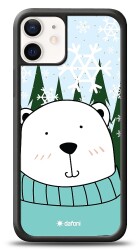 Dafoni Art iPhone 12 Mini 5.4 inç Snow Bear Kılıf - 1