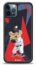 Dafoni Art iPhone 12 Pro Max 6.7 inç Baseball Bear Kılıf - 1