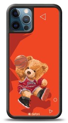 Dafoni Art iPhone 12 Pro Max 6.7 inç Basketball Bear Kılıf - Dafoni