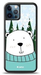 Dafoni Art iPhone 12 Pro Max 6.7 inç Snow Bear Kılıf - 1