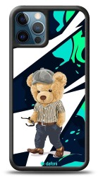 Dafoni Art iPhone 12 Pro Max 6.7 inç Thoughtful Teddy Bear Kılıf - 1