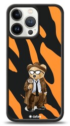 Dafoni Art iPhone 13 Pro Detective Teddy Bear Kılıf - Dafoni