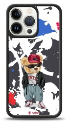Dafoni Art iPhone 13 Pro Sporty Teddy Bear Kılıf - Dafoni