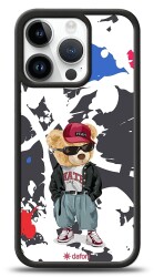 Dafoni Art iPhone 14 Pro Sporty Teddy Bear Kılıf - Dafoni