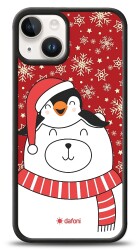 Dafoni Art iPhone 14 Winter Friends Kılıf - 1